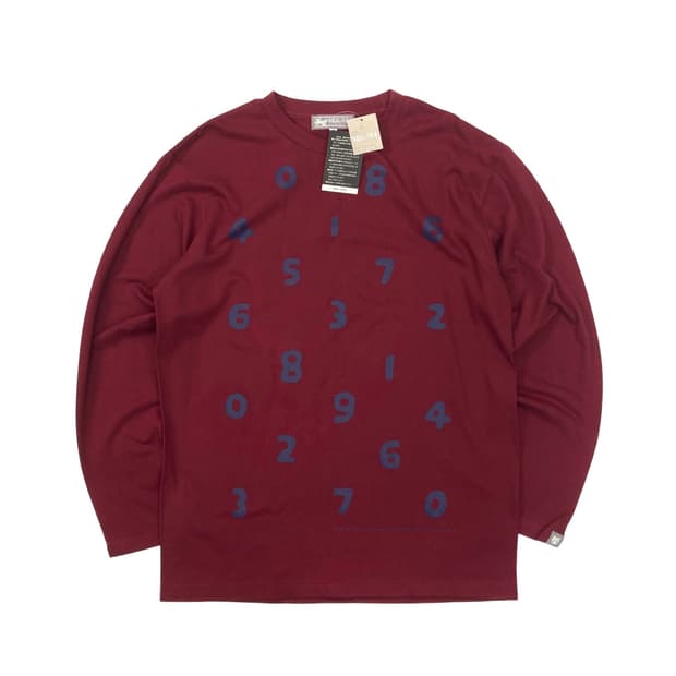 Sousou number tee long sleeve 