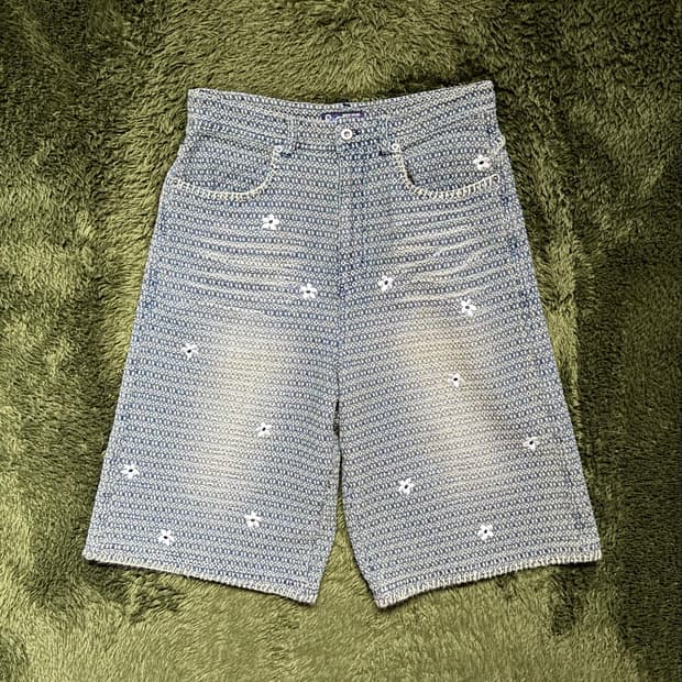 [M] Nick Gear 닉기어 X 펜필드 플라워 버뮤다 데님 쇼츠