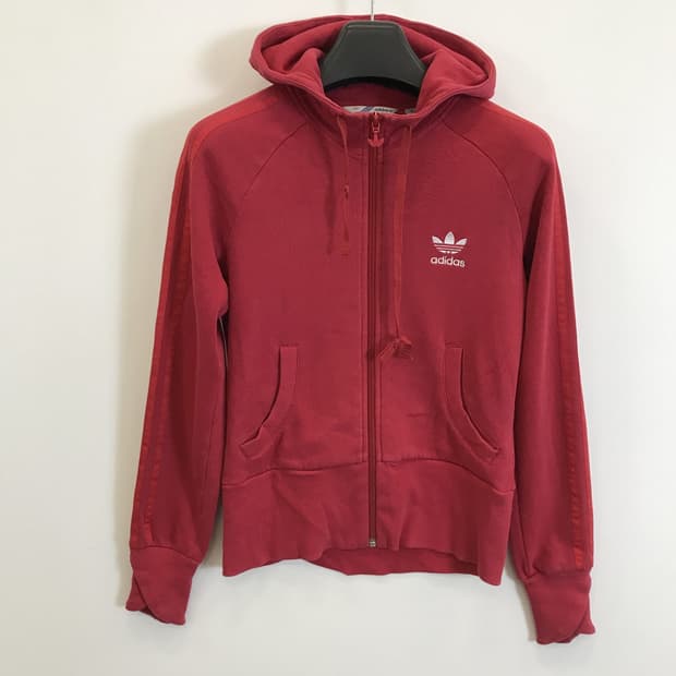 아디다스 체리레드 후드집업 [여성85]