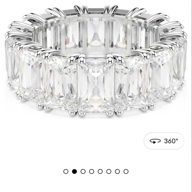 스와로브스키 매트릭스 비토레링 반지 58호