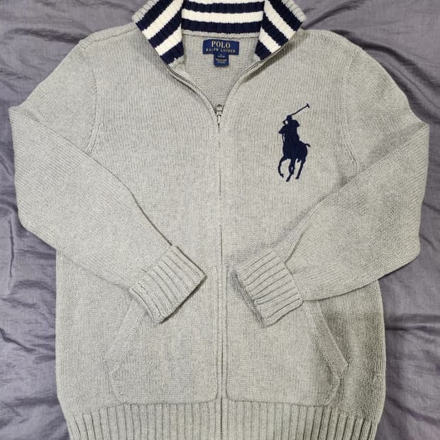 폴로 랄프로렌 니트집업
