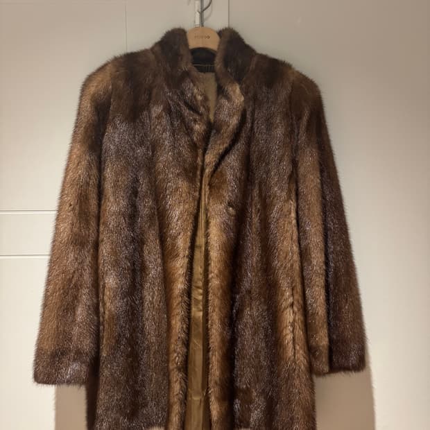 빈티지 밍크 퍼자켓