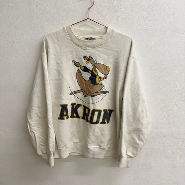 90s usa velva Sheen Akron 맨투맨 L