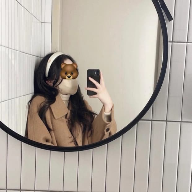 온앤온 루즈핏 맥카라 토글 헤링본 롱 핸드메이드 코트