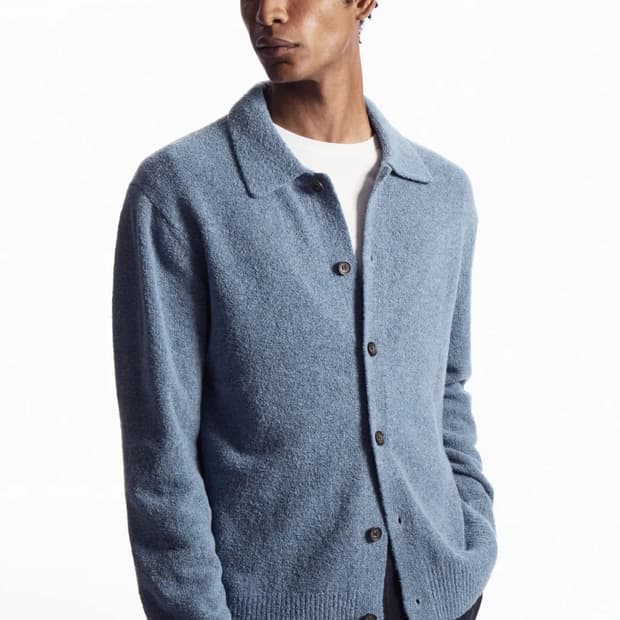 코스 부클레 가디건 xs