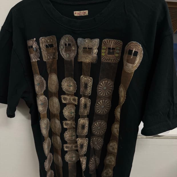 Kapital 캐피탈 콘초 반팔 티셔츠