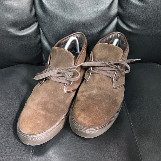 (정품) [몽클레어] 스웨이드 가죽 스니커즈 판매합니다.