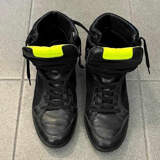 엠포리오 아르마니 하이탑 스니커즈