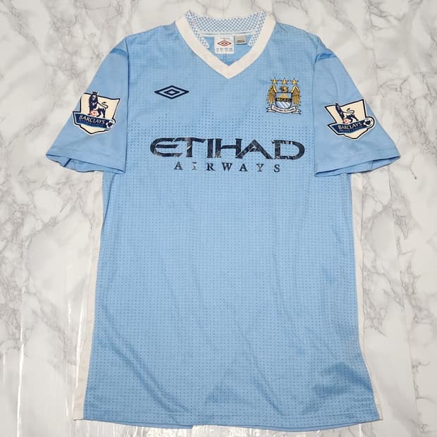 11-12 엄브로 맨시티 홈 유니폼 반팔 우승시즌 NO.실바