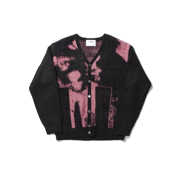 NOMANUAL BD HAIR CARDIGAN PINK (20FW)