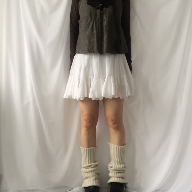Crochet trimming vest