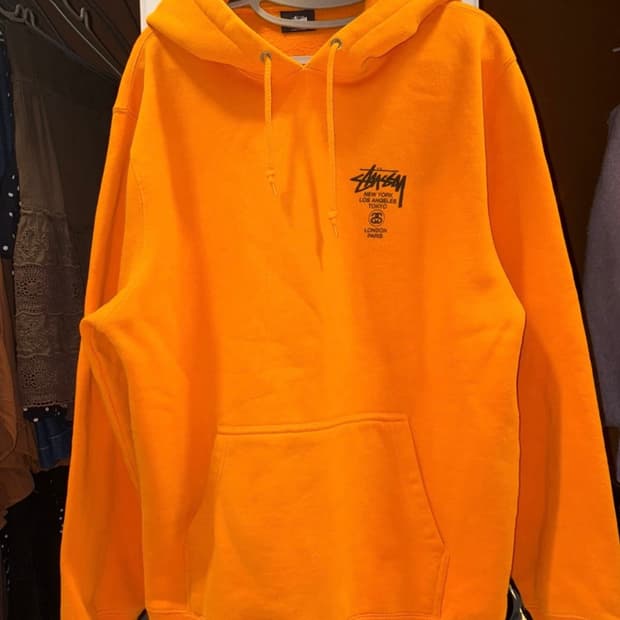 스투시 월드투어 풀 오버 후드티