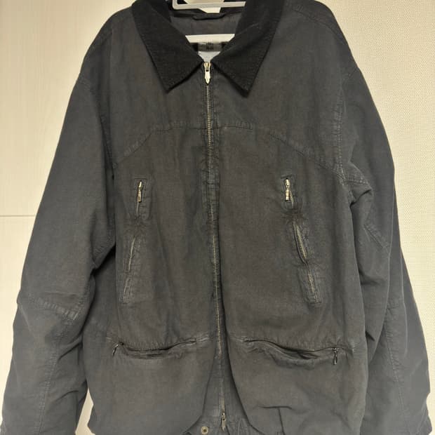 폴리테루 집 자켓 블랫 3size