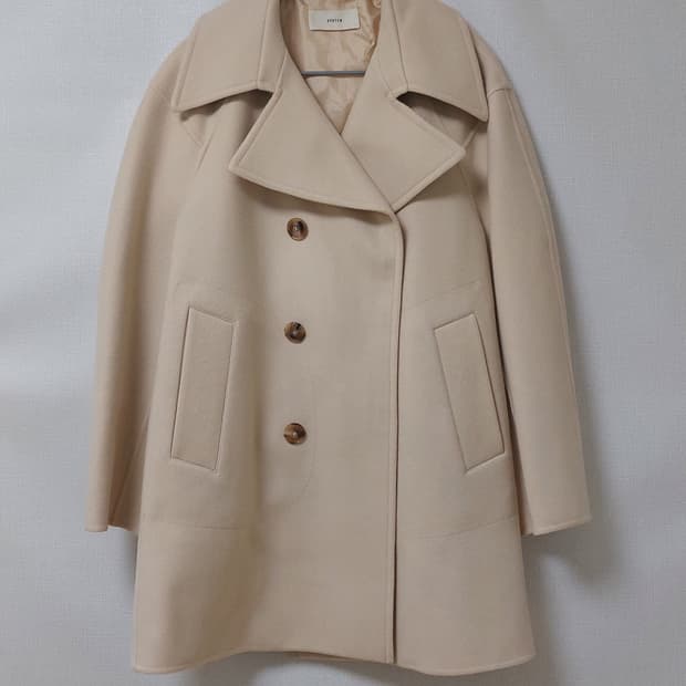 한섬 시스템 system 캐시미어 울 코트 여성 겨울 코트