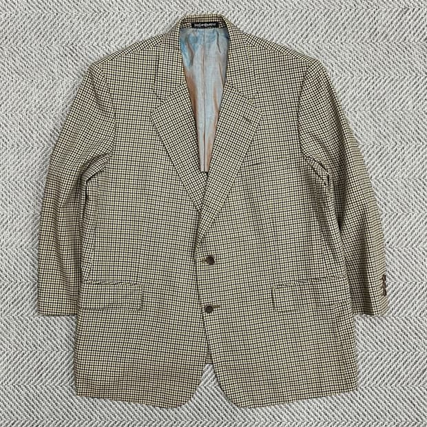 입생로랑 체크 블레이저 v0937