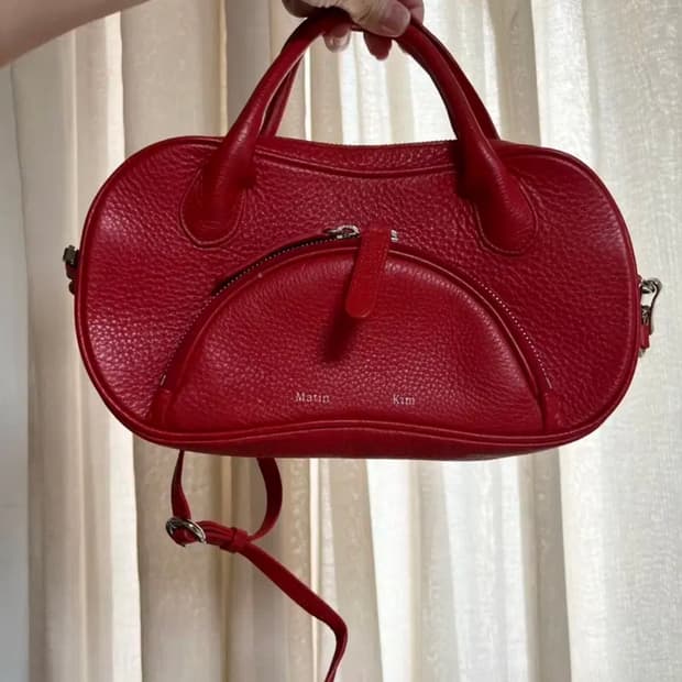 마뗑킴 피넛백 레드 