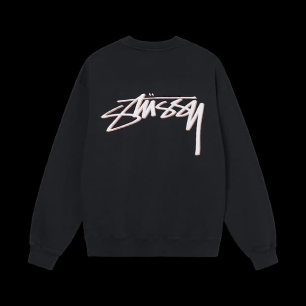 [M] 스투시 아워레가시 드롭 쉐도우 맨투맨 블랙