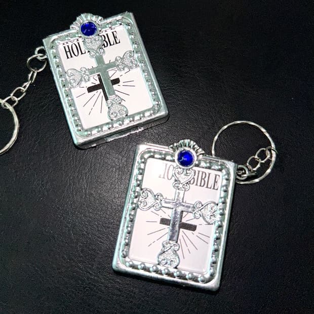 일본 성경 가챠 홀리 바이블 예수 키링 