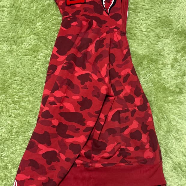 베이프 더블 샤크후드 적계 (2XL)