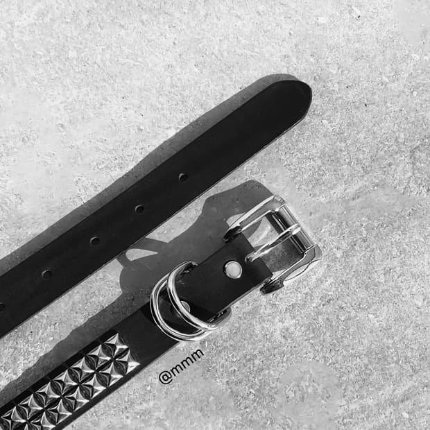 [Unisex] 락스타 Y2K스터드 레더 벨트