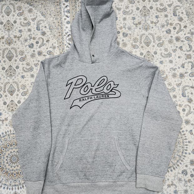 폴로 랄프로렌 그레이 후드티 XL
