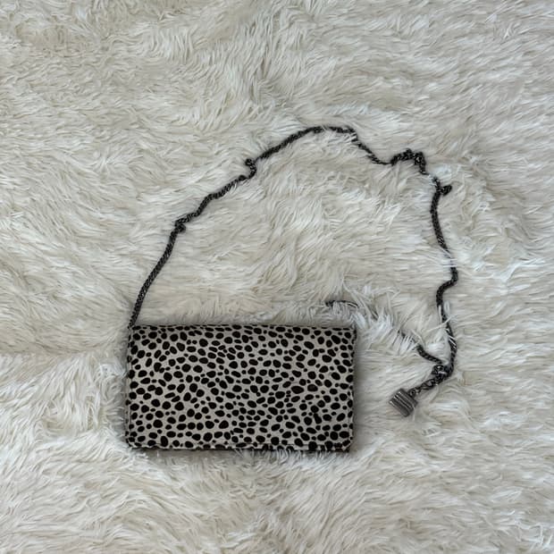 (정품) 송아지 가죽 갸루 레오파드 호피백