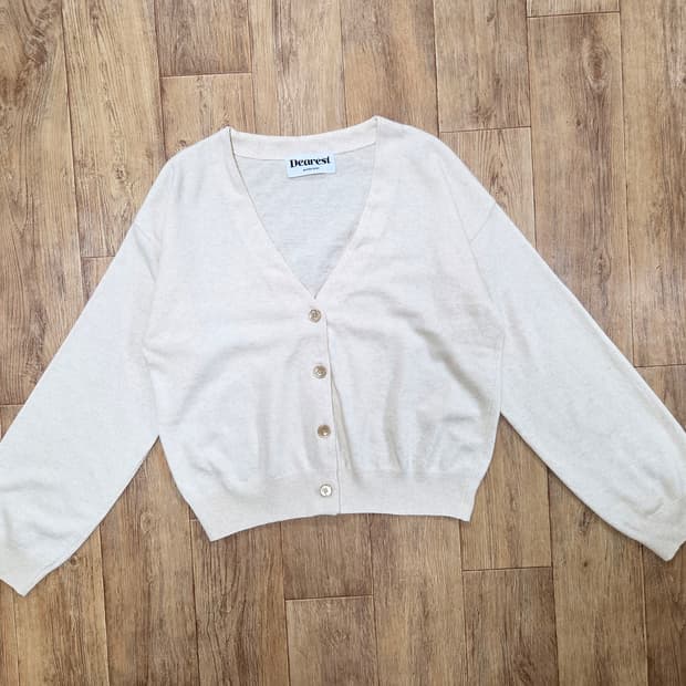 메이비베이비(MAYBEBABY) 디어리스트 V넥 가디건 프리사이즈 새상품