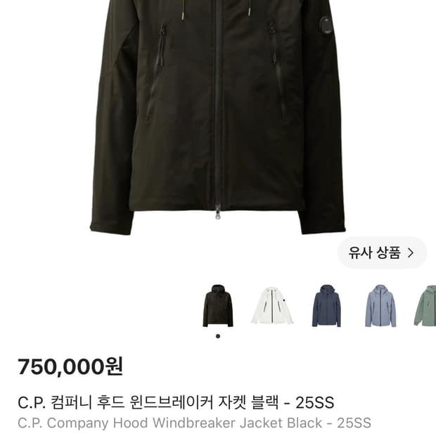 Cp컴퍼니 바람막이 L