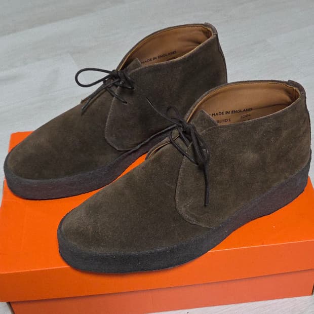 샌더스 처카 부츠 하이탑 초콜릿