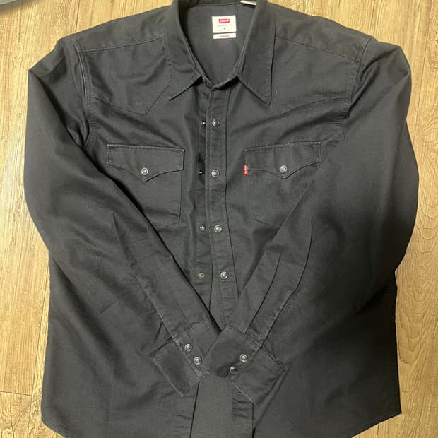 리바이스 블랙 웨스턴 스탠다드핏 m