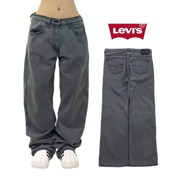 리바이스 569 새깅 와이드 스케이터 데님팬츠