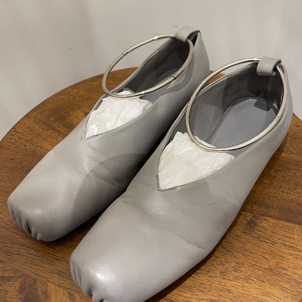 질샌더 여성 플랫