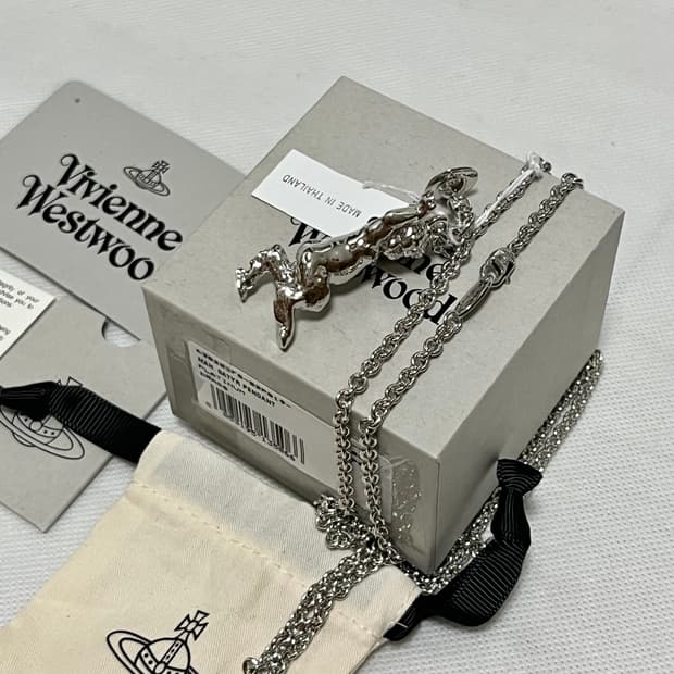 비비안웨스트우드 25fw 사티로스 목걸이/실버