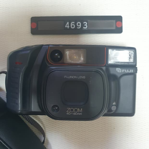 후지 줌 카디아 800 DATE 필름카메라 파우치포함