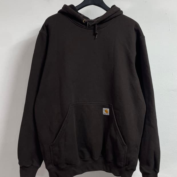 칼하트 오리지널 핏 브라운 후드티 (on.444)