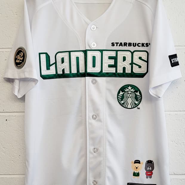 [95.M] SSG랜더스 X 스타벅스 22주년 기념 콜라보 져지(유니폼)