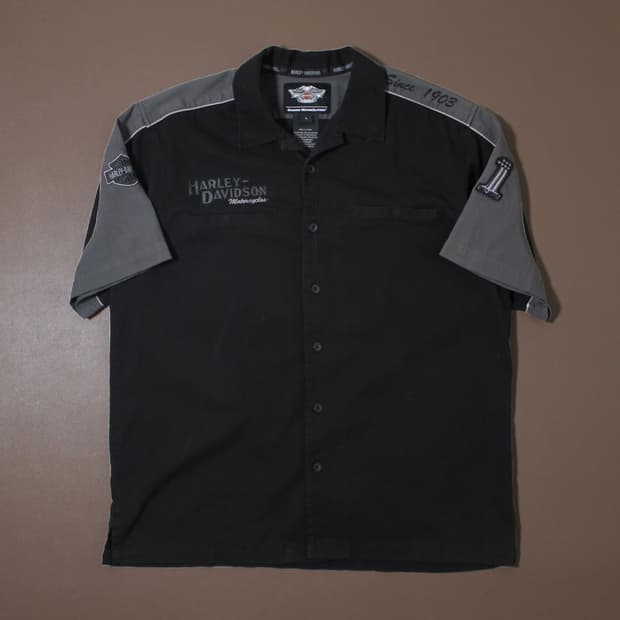 00's Harley-Davidson 할리 데이비슨 레이싱 워크셔츠