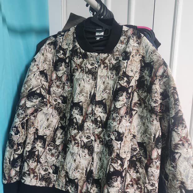 스컬프터 양면 블루종 자캣