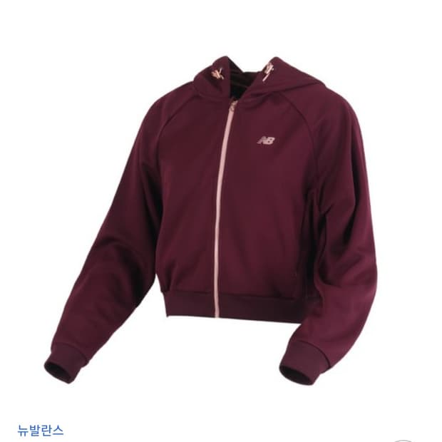 뉴발란스 여성 세미크롭 루즈핏 담보루 집업(95)L

