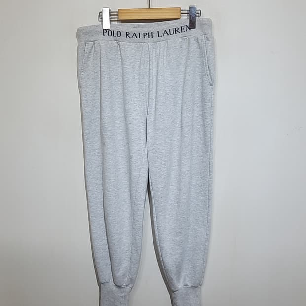 (L) 랄프로렌 폴로 조거팬츠 오트밀 스웨트 츄리닝 바지 