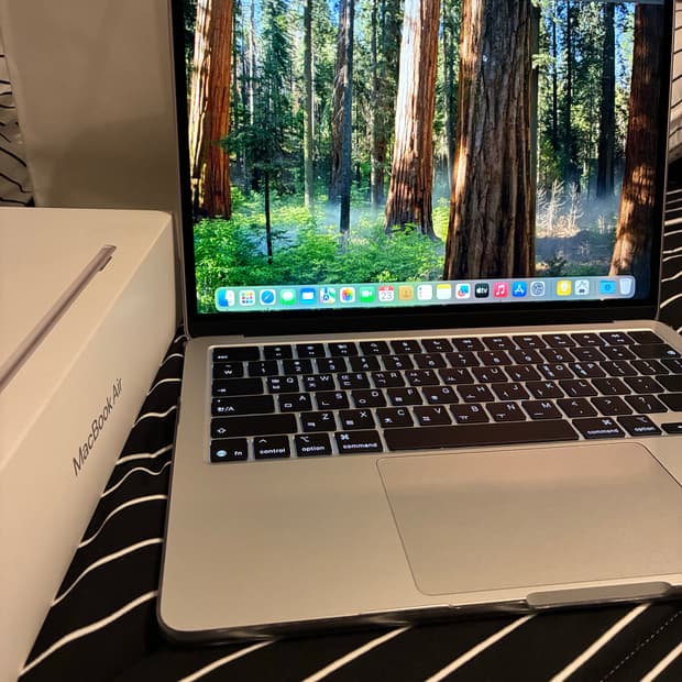 맥북에어13 m4 실버 배터리100