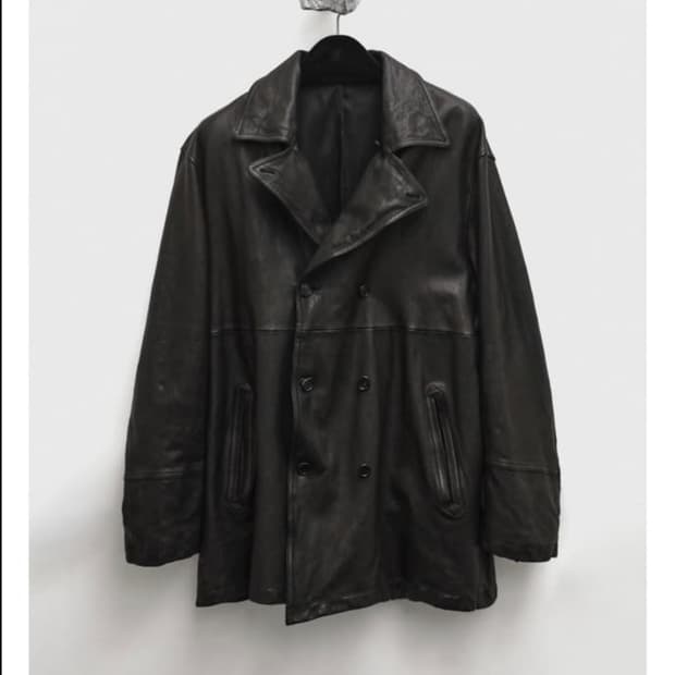 유스 워시드 레더자켓 S,M 일괄