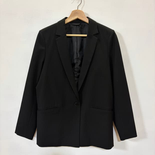 GU 블랙 블레이저 L 