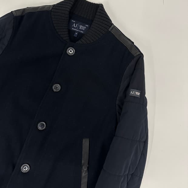 아르마니 퀼팅 울 자켓(실측s/m)