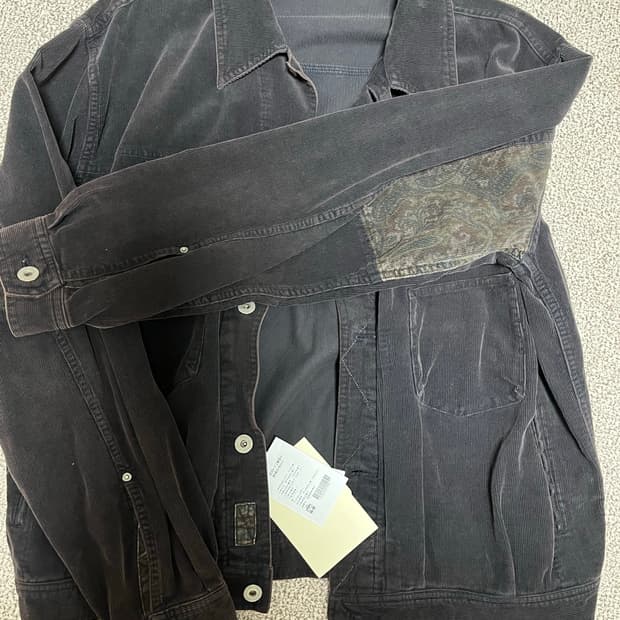 [2] 폴리테루 페이즐리 트러커 다크퍼플네이비