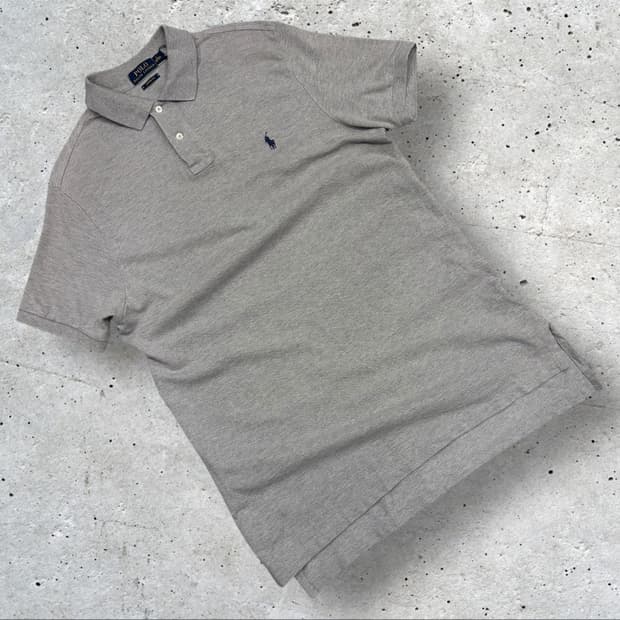 [L] 폴로 랄프로렌 카라티 코튼 반팔 그레이 C283