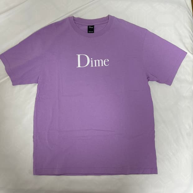 다임 반팔 티셔츠 퍼플