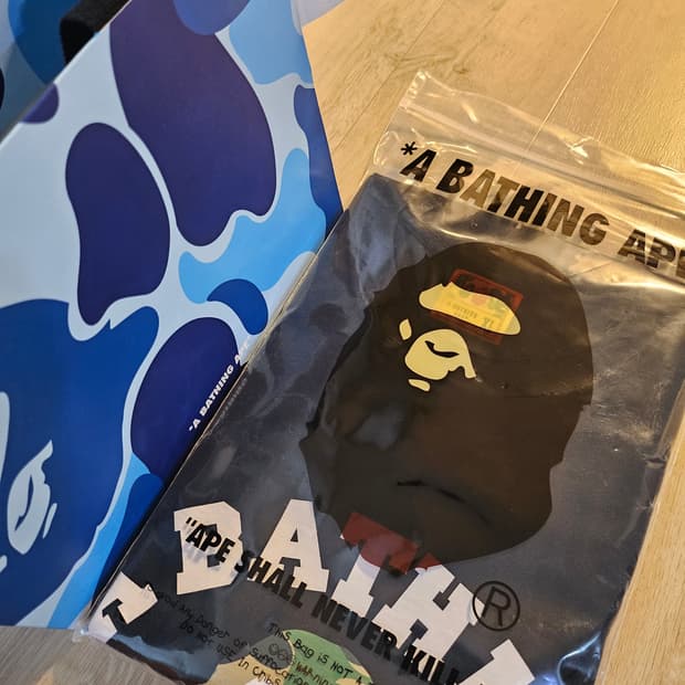 BAPE 베이프 반팔 카모 XL 새상품