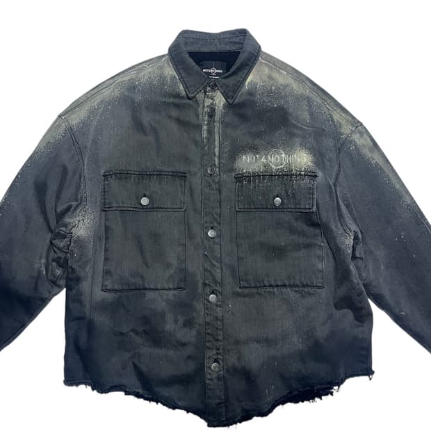 [OS] 빈티지 아카이브 이클립스 컷아웃 쉐르파 데님 자켓