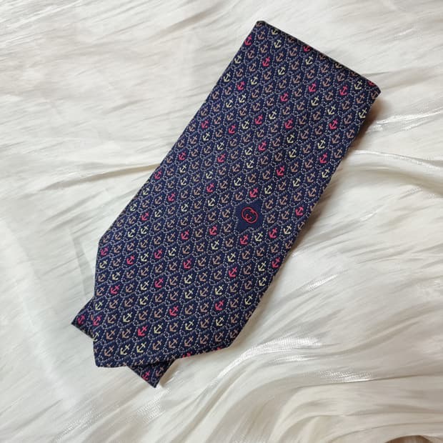 구찌 심플로고 실크100% 넥타이 (상태최상/드라이완료)